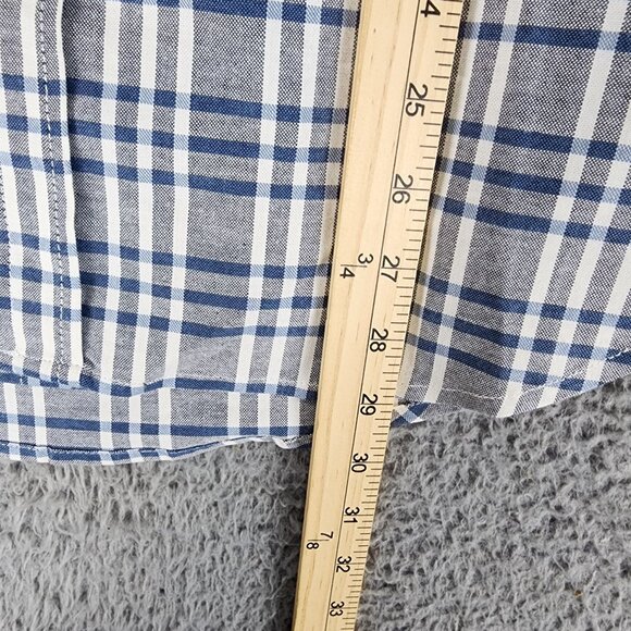 Ben Sherman Shirt Mens Medium Blue Plaid Long Sleeve Button Up *NWT* - Picture 7 of 11